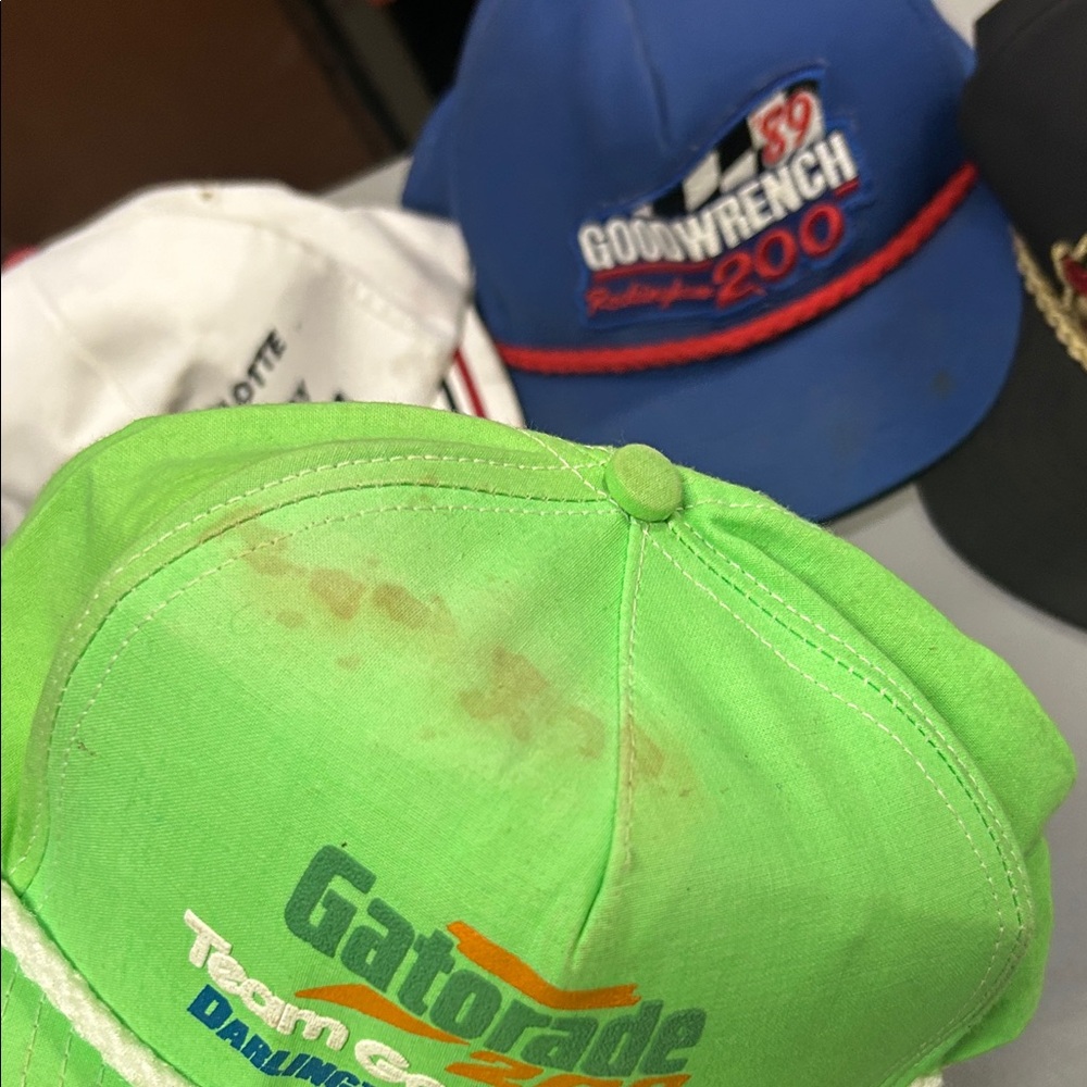 Vintage Racing Hats Collection some are wearable some are not because of age - Picture 13 of 15